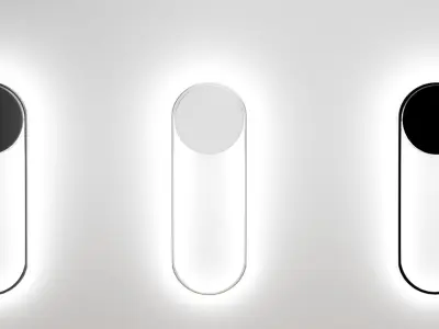 oval wall lamp Free 3D model
