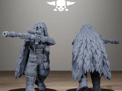 GrimGuard Jungle Fighter Snipers 3D print model