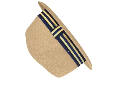 Women Fedora Hat 3D model