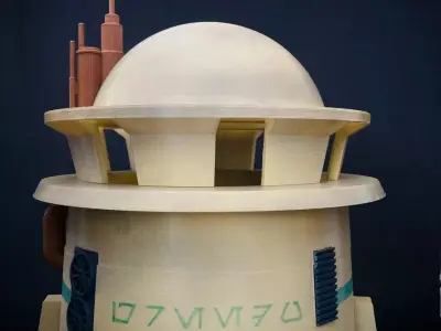 Tatooine Watch Tower Diorama 3D print model