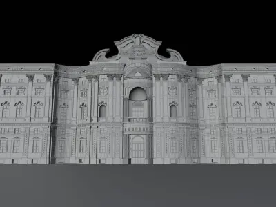 Palazzo Carignano - High-Quality 3D model
