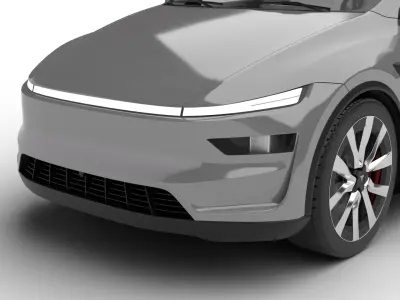 Tesla Model Y 2025 3d model get
