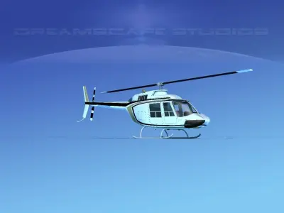 Bell 206 JetRanger V16 3D model