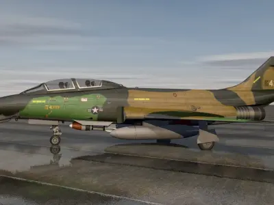 McDonnell RF-101B Voodoo 3D model