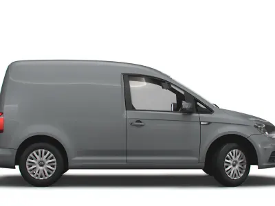 Volkswagen Caddy UK-spec Trendline 2020 3D model
