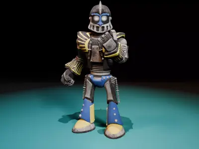Retro Robot Pack Vol 1 - N64 GameCube Era Stylized Characters Low-poly 3D model