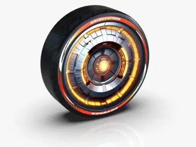 D2 Wheelrim Maresal3d Low-poly 3D model