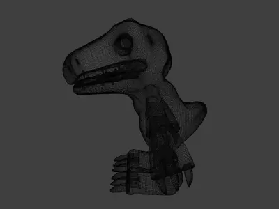Agumon in 3D model 3D model