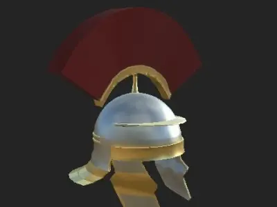Ancient Rome Roman Helmet Pack Low-poly 3D model