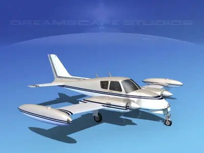 Cessna 310 V04 3D model