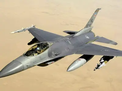 F-16 Fighting Falcon variants 3D model