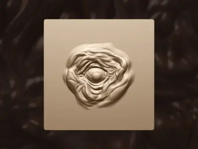 Monster and creature eyes VDM brush set for Zbrush 3D model