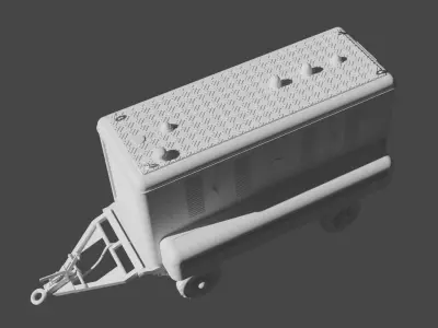 RAF Houchin 25kva Ground Power Unit 3D print model