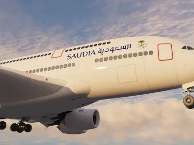 Airplane Low-poly 3D model