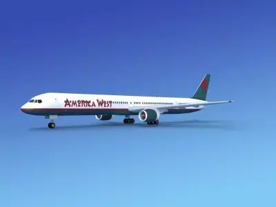 Boeing 757-300 America West 1 3D model