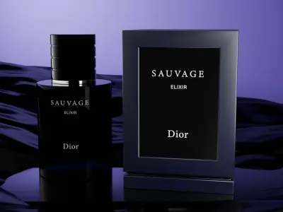 Dior Sauvage Elixir 100ml 3D model