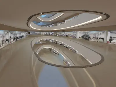 Shopping Mall 4 3D model