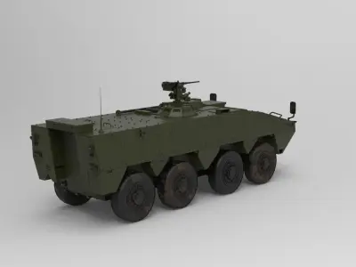 APC Partia 8x8 AMV 3D model