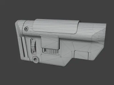 B5 Precision Stock Low-poly 3D model