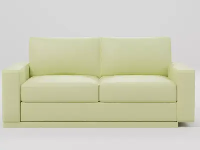 Modern Sectional Sofa with Chaise Lounge - Sample File 3D model
