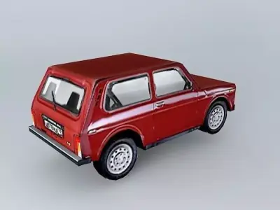 Russian Car NIVA Free 3D model