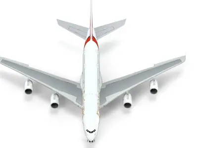 Airbus A380 Fly Emirates - Element 3D 3D model