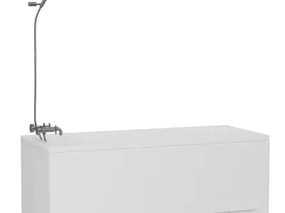 Bathtub Free low-poly 3D model
