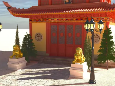Pagoda 4K 3D model