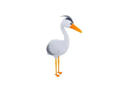 Character301 Heron 3D model