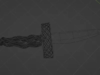 Ritual dagger 3D model