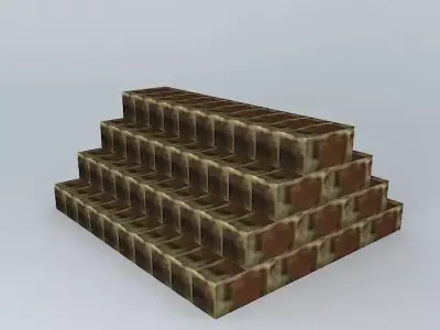 Bricks stack of Free 3D model