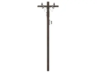 Utility Pole 3D model order