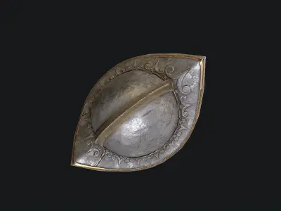 Helmet Conqueror Low-poly 3D model