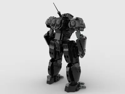 computer 073 mech 3D model