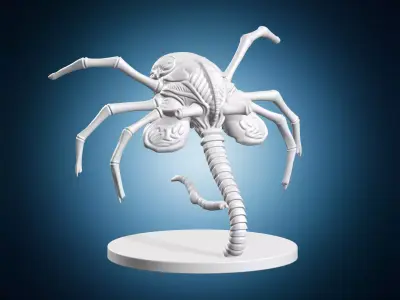 Alien Facehugger Model 3D print model