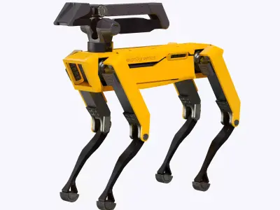 Spot Robot Boston Dynamics Low-poly 3D model