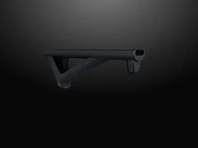 Gameready bipod pack Low-poly 3D model