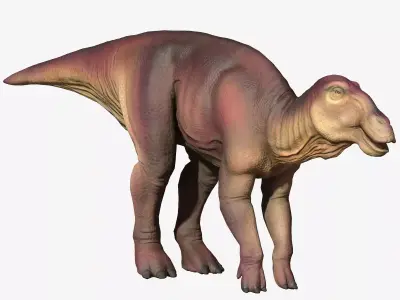 Edmontosaurus dinosaur Low-poly 3D model