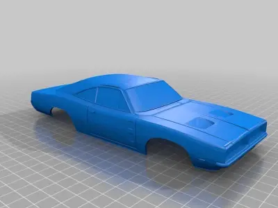 Dodge Charger MiniZ body 3D print model