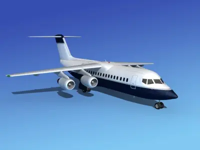 BAe 146-300 Corporate 3 3D model