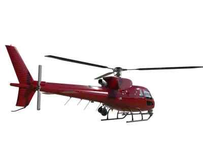 News Helicopter 3D model