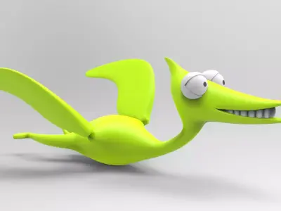 Toon Dinosaur Free 3D model