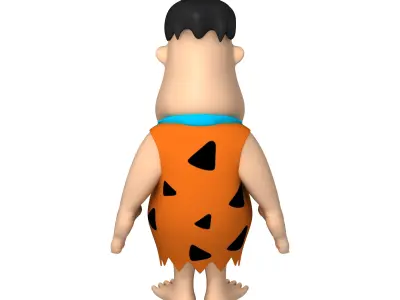 Fred Flintstone Cartoon 3D model