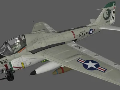 Grumman A-6E Intruder 3D model