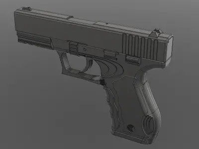 Pistol Safari ST Free 3D model