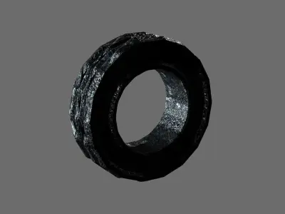 Wheel tire 3D model