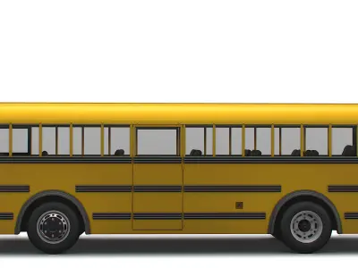 Generic School Bus 3D model