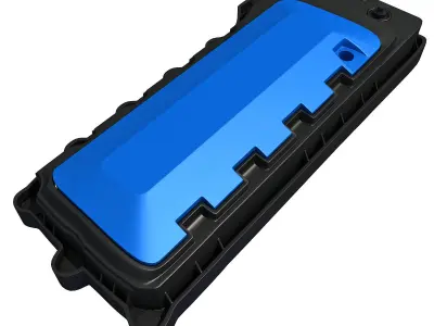 Blue Engine 3D Cover 3D model