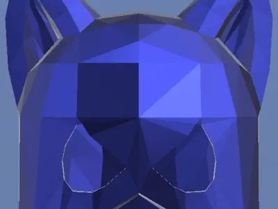 catwoman helmet Free 3D model