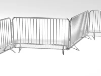 Crowd barrier Free 3D model